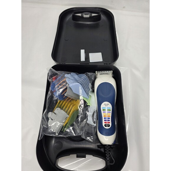 WAHL Adjustable MC3 Color Key Hair Clippers Trimmers w/ Attachments & Case - Picture 1 of 8